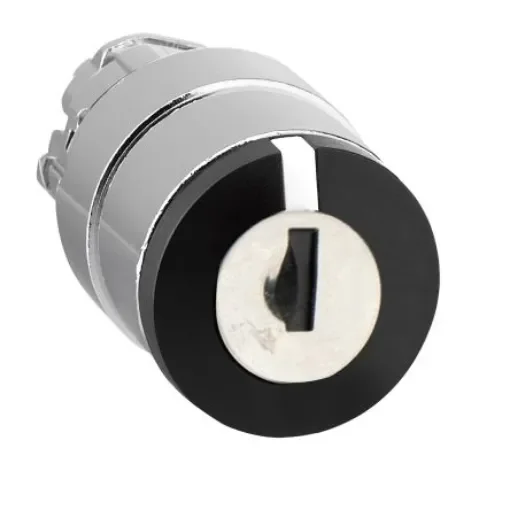 Schneider Electric Harmony XB4 3-position Key Switch Head, Spring Return to Centre, 22mm Cutout - ZB4BG7 product image