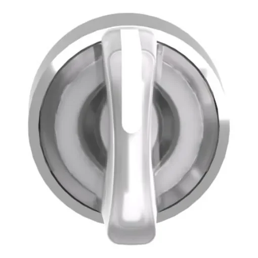 Schneider Electric Harmony XB4 Series 3 Position Selector Switch Head, 22mm Cutout, White Handle - ZB4BK1313 product image