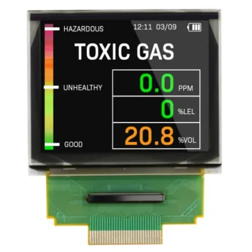 NEWHAVEN DISPLAY INTERNATIONAL 1.69in Full Colour Passive matrix OLED Display 160 x 128pixels PCB Mount I2C, Parallel, - NHD-1.69-160128B product image