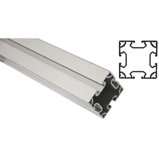 FlexLink Silver Aluminium Profile Strut, 64 x 64 mm, 11mm Groove, 3000mm Length, Series XC - XCBL 3X64 product image