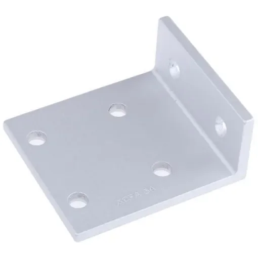 FlexLink M6 Extruded Angle Bracket, Connecting Component, Strut Profile 40 mm, 80 mm, Groove Size 11mm - XMFA 84 product image
