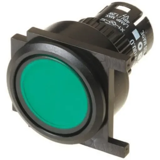 EAO Green Latching Push Button Head, IP65 - 61-1200.0,61-9642.5,61-9933.10 product image