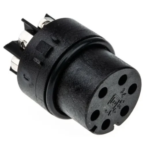 Bulgin Female Connector Insert 6 Way for use with Mini Buccaneer Connector - SA3244 product image