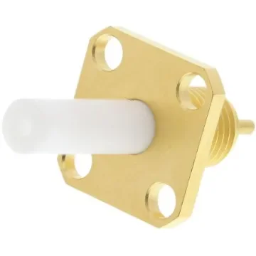Radiall, Jack Flange Mount SMA Connector, 50O, Solder Termination, Straight Body - R125413000W product image