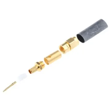 Radiall, Plug Cable Mount SMA Connector, 50O, Crimp Termination, Straight Body - R125078000W product image