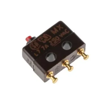 RS PRO Lever Subminiature Micro Switch, Solder Terminal, 4 A @ 28 V dc, SP-CO - 333316 product image