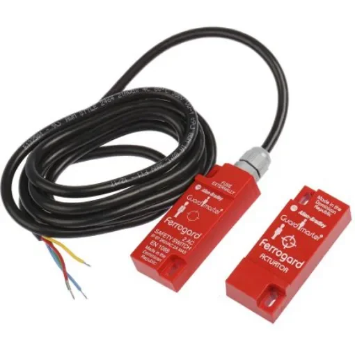 Allen Bradley 440N Series Magnetic Non-Contact Safety Switch, 250V ac, Plastic Housing, NC, 2m Cable - 440N-G02002 product image