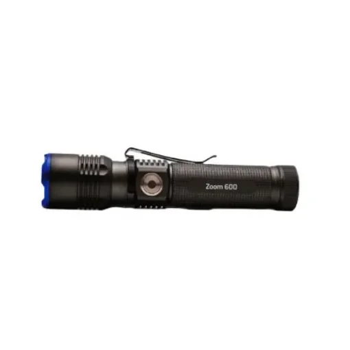 Nightsearcher Flash Light Torch Black - Rechargeable 6000, 135 mm - NSZOOM600R product image