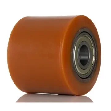 LAG Orange Polyurethane Abrasion Resistant, High Load Capacity, Laceration Resistant, Non-Marking Trolley Wheel, 700kg - 1533 CC product image