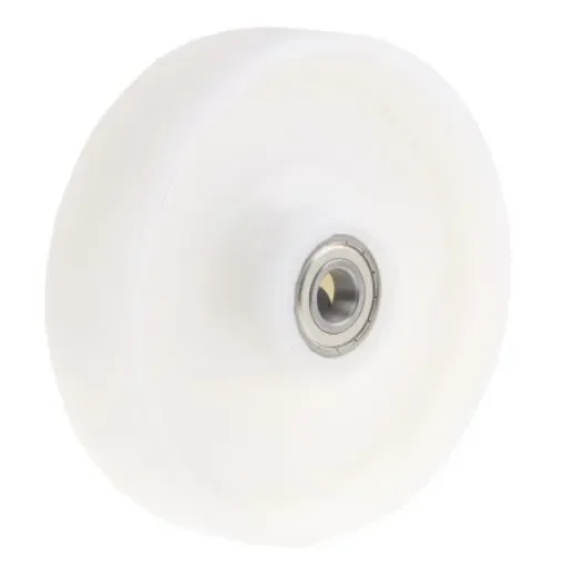 LAG White Polyamide Hygienic, Low Rolling Resistance, Non-Marking Trolley Wheel, 600kg - 4007 CC product image
