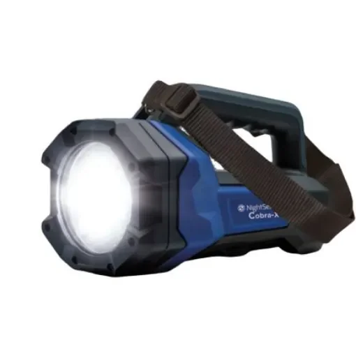 Nightsearcher LED Torch Black, Blue - Rechargeable 1200 - NSCOBRA-X product image