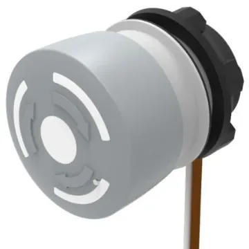 EAO Twist Release Emergency Stop Push Button, Panel Mount, 22.3mm Cutout, SPST, IP65, IP66, IP67 - 84-6220.0040 product image