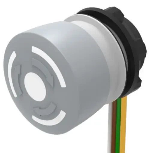 EAO Twist Release Emergency Stop Push Button, Panel Mount, 22.3mm Cutout, 1NC/1NO, IP65, IP66, IP67 - 84-6230.0040 product image