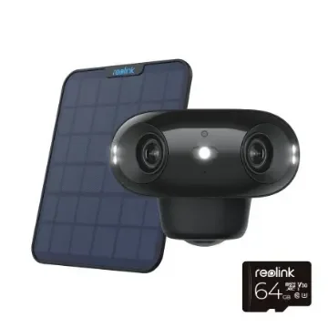 Reolink Indoor, Outdoor IR Solar Powered Wifi CCTV Camera, 5120 x 1440 pixels Resolution - BWB4K01SPB64 product image