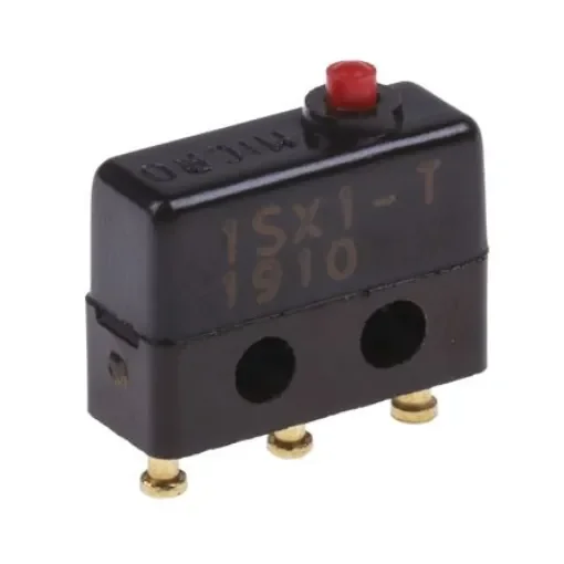 Honeywell Button Subminiature Micro Switch, Solder Terminal, 7 A at 250 V ac, SPDT - 1SX1-T product image