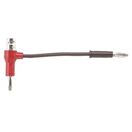 Fluke Black, Red, Male to Female Test Connector Adapter With Beryllium Copper, Brass contacts and Gold, Nickel Plated - 4684 product image