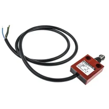 Honeywell 24CE Series Roller Plunger Limit Switch, NC, IP66, SPST, Die Cast Zinc Housing, 240V ac Max, 100mA Max - 24CE31-Y1 product image