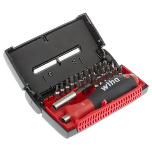 Wiha Hexagon, Spanner, Torx, Tri-Wing Assorted Screwdriver Set, 27-Piece - 09393 product image