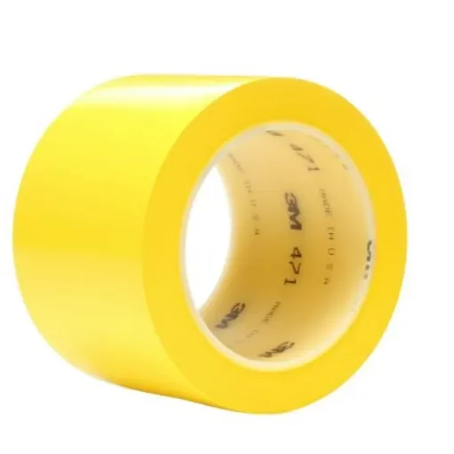 3M 471 Vinyl tape Yellow Vinyl 33m Vinyl Tape, 0.14mm Thickness - 7100044621 product image