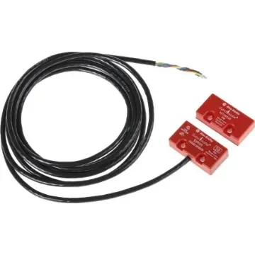 Allen Bradley Guardmaster 440N Series Magnetic Non-Contact Safety Switch, 250 V ac, 300V dc, Plastic Housing, NO/NC, 3m - 440N-S32022 product image