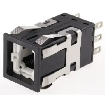 Honeywell Push Button Switch, Momentary, Panel Mount, DPDT - AML21BBA2AC product image