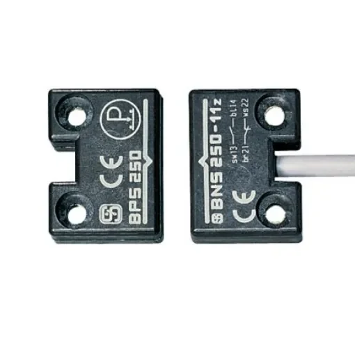 Schmersal BNS 250 Series Non-Flush Magnetic Safety Switch, 24V dc, Reinforced Thermoplastic Housing, NO/NC, 3m Cable - BNS 250-11ZG 3,0M product image