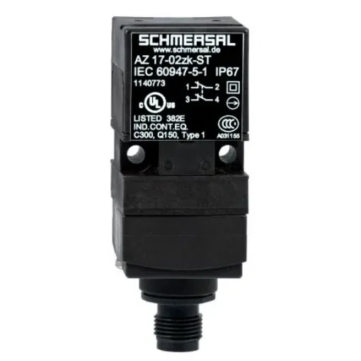 Schmersal AZ17 Safety Switch, 2NC, Actuator Actuator Included, Glass Fibre Reinforced Thermoplastic - AZ17-02ZK-ST product image