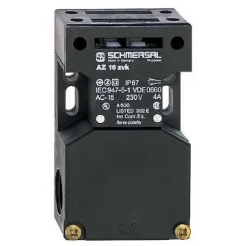 Schmersal AZ16 Safety Switch, 3NC, Actuator Actuator Included, Glass Fibre Reinforced Thermoplastic - AZ16-03ZVRK-M16-2254 product image