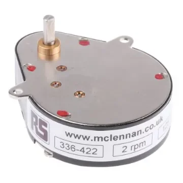 McLennan Servo Supplies Ovoid Gearbox, 125:1 Gear Ratio, 0.8 Nm Maximum Torque, 40rpm Maximum Speed - P5-G23L82 product image