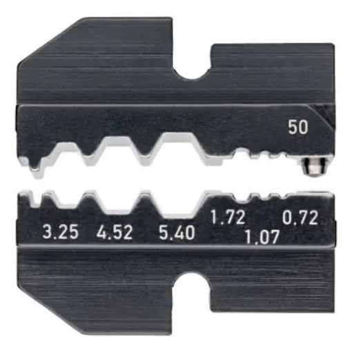 Knipex, 97 Crimping Die Set, Coaxial, Coaxial Type RG 58 / 174 / 188 / 316 - 97 49 50 product image