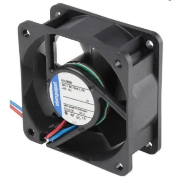 ebm-papst 600 N Series Axial Fan, 24 V dc, DC Operation, 35m³/h, 1.7W, 71mA Max, 60 x 60 x 25mm - 614NGM product image