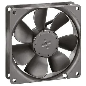 ebm-papst 3400 N Series Axial Fan, 12 V dc, DC Operation, 84m³/h, 2.2W, 183mA Max, 92 x 92 x 25mm - 3412NG product image