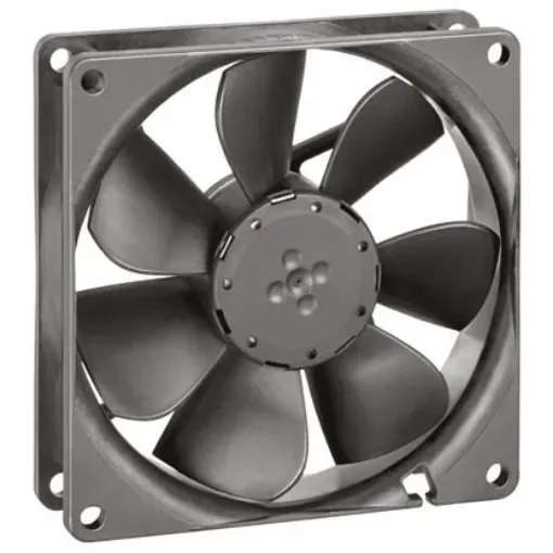 ebm-papst 3400 N Series Axial Fan, 12 V dc, DC Operation, 84m³/h, 2.2W, 183mA Max, 92 x 92 x 25mm - 3412NG product image