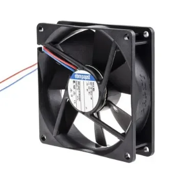 ebm-papst 3400 N Series Axial Fan, 24 V dc, DC Operation, 61m³/h, 1.4W, 58mA Max, 92 x 92 x 25mm - 3414NGL product image