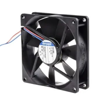 ebm-papst 3400 N Series Axial Fan, 24 V dc, DC Operation, 72m³/h, 1.8W, 75mA Max, 92 x 92 x 25mm - 3414NGM product image