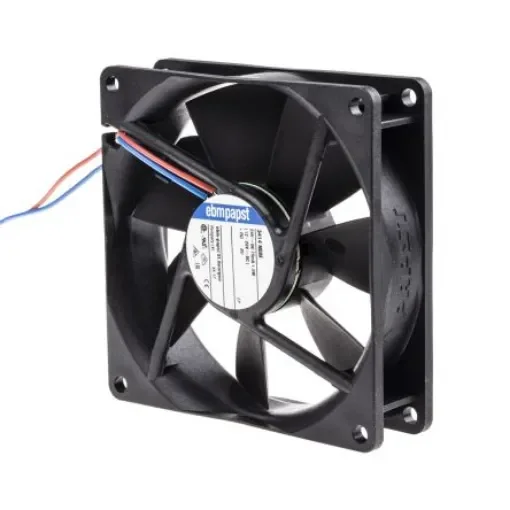 ebm-papst 3400 N Series Axial Fan, 24 V dc, DC Operation, 72m³/h, 1.8W, 75mA Max, 92 x 92 x 25mm - 3414NGM product image