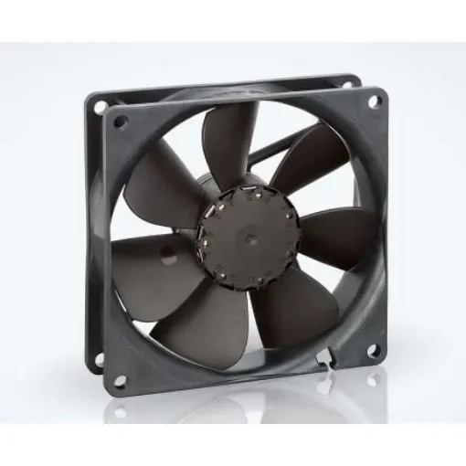 ebm-papst 3400 N Series Axial Fan, 24 V dc, DC Operation, 84m³/h, 2.3W, 96mA Max, IP20, 92 x 92 x 25mm - 3414NG product image