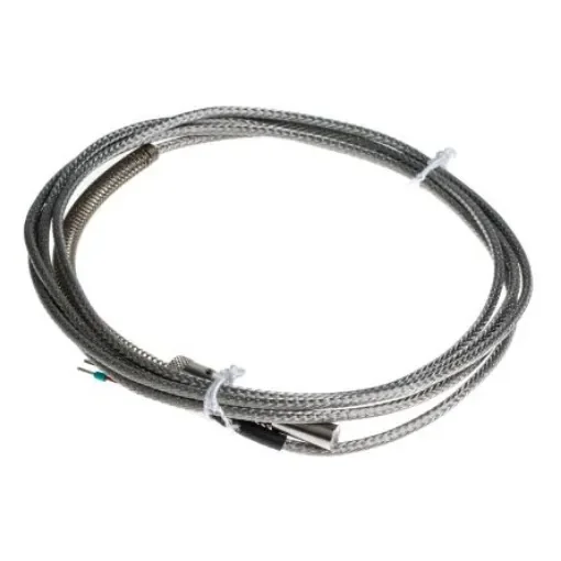 Jumo PT100 RTD Sensor, 8mm Dia, 180mm Long, 2 Wire, Class B +350°C Max - 902190/10-402-1003-1-8-180-11-2500/317, product image