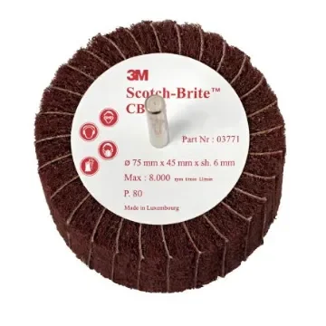 3M Bevelled Abrasive Brush, 101.6mm Diameter - 7000077925 product image