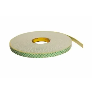 3M 7100040051, 7100040051 White Foam Tape, 19mm x 10m, 0.08mm Thick product image