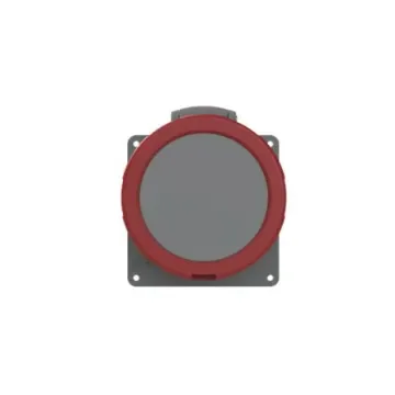 Amphenol Industrial, 2CMA1 IP67 Red Panel Mount 3P+N+E Industrial Power Socket, Rated At 16A, 415 V - 2CMA101302R1000 product image