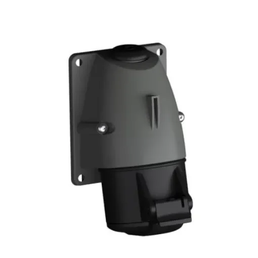 Amphenol Industrial, 2CMA1 IP44 Black Wall Mount 3P+E Industrial Power Socket, Rated At 16A, 690 V - 2CMA193105R1000 product image