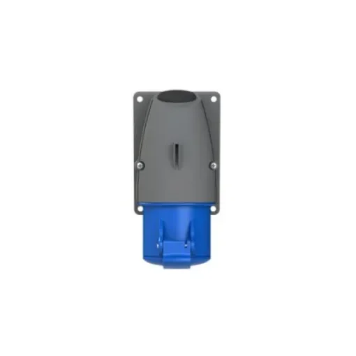 Amphenol Industrial, 2CMA1 IP44 Blue Wall Mount 2P+E Industrial Power Socket, Rated At 32A, 250 V - 2CMA193122R1000 product image