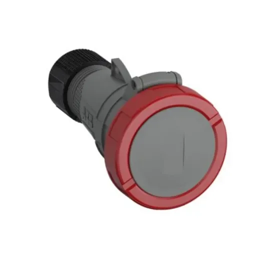 Amphenol Industrial, 2CMA1 IP67 Red 2P+E Industrial Power Socket, Rated At 16A, 415 V - 2CMA101120R1000 product image