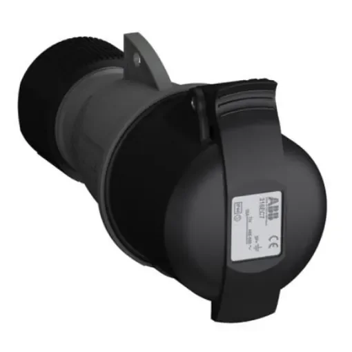 Amphenol Industrial, 2CMA1 IP44 Black 3P+E Industrial Power Socket, Rated At 16A, 500 V - 2CMA102013R1000 product image