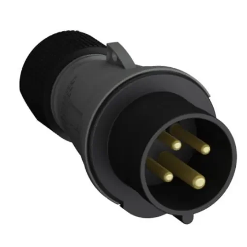 Amphenol Industrial, 2CMA1 IP44 Black 3P+E Industrial Power Plug, Rated At 16A, 500 V - 2CMA101957R1000 product image