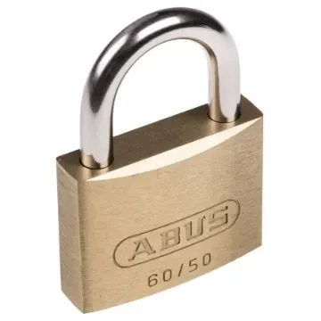 ABUS Key Weatherproof Brass, Steel Padlock, 7mm Shackle, 50mm Body - XR0060 50 product image
