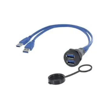 Encitech Connectors USB 3.0, Male USB A to , 0.5m - 1310-1029-01 product image