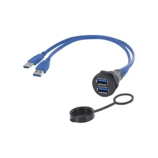 Encitech Connectors USB 3.0, Male USB A to , 0.5m - 1310-1029-01 product image