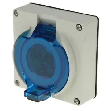 Schneider Electric IP66 Grey Surface Mount Socket, Rated At 16A, 250 V - 56SO3166LEGY product image